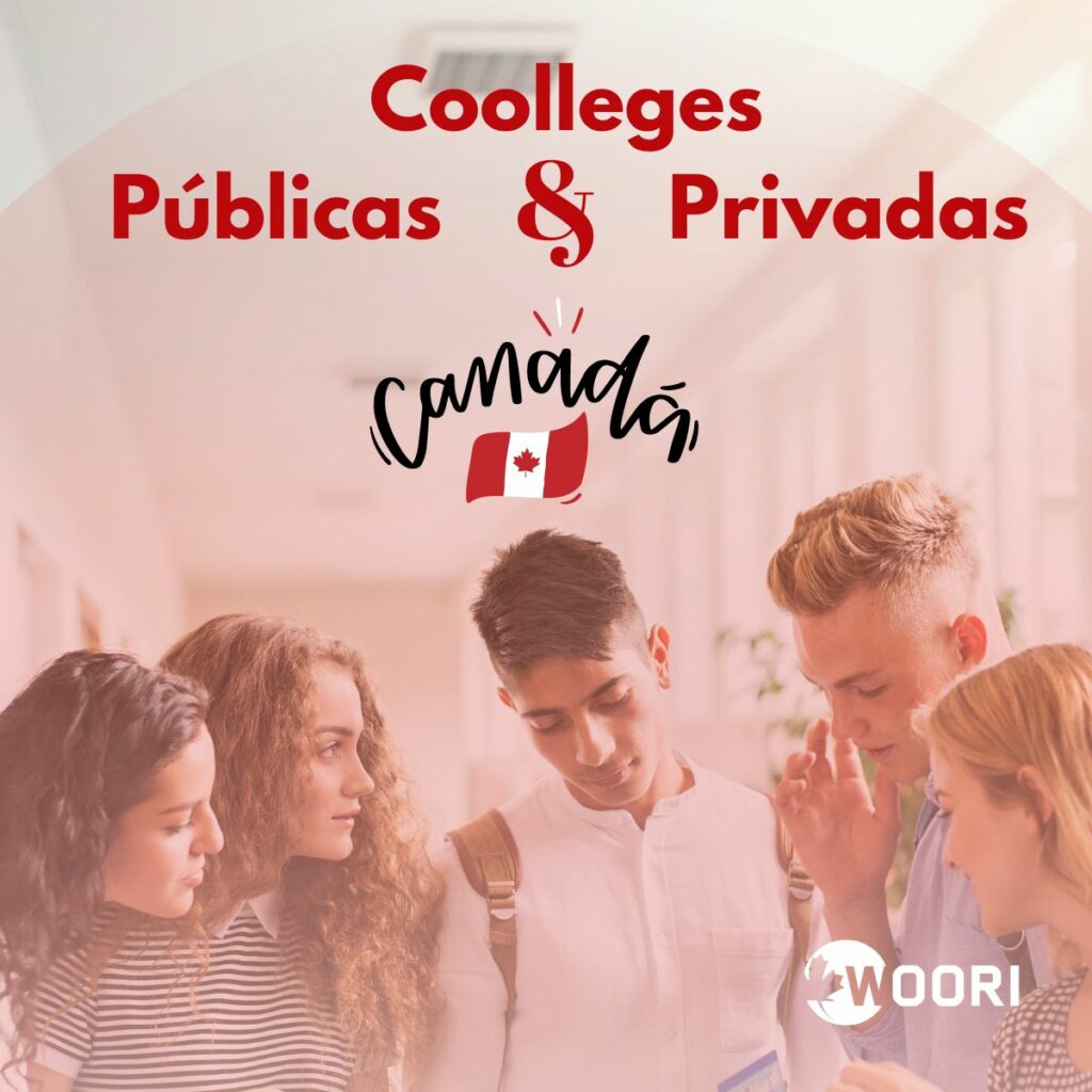 college públicos y privados no Canadá